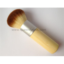 Bamboo Handle Excellent Design Kabuki Cosmetic Powder Brush